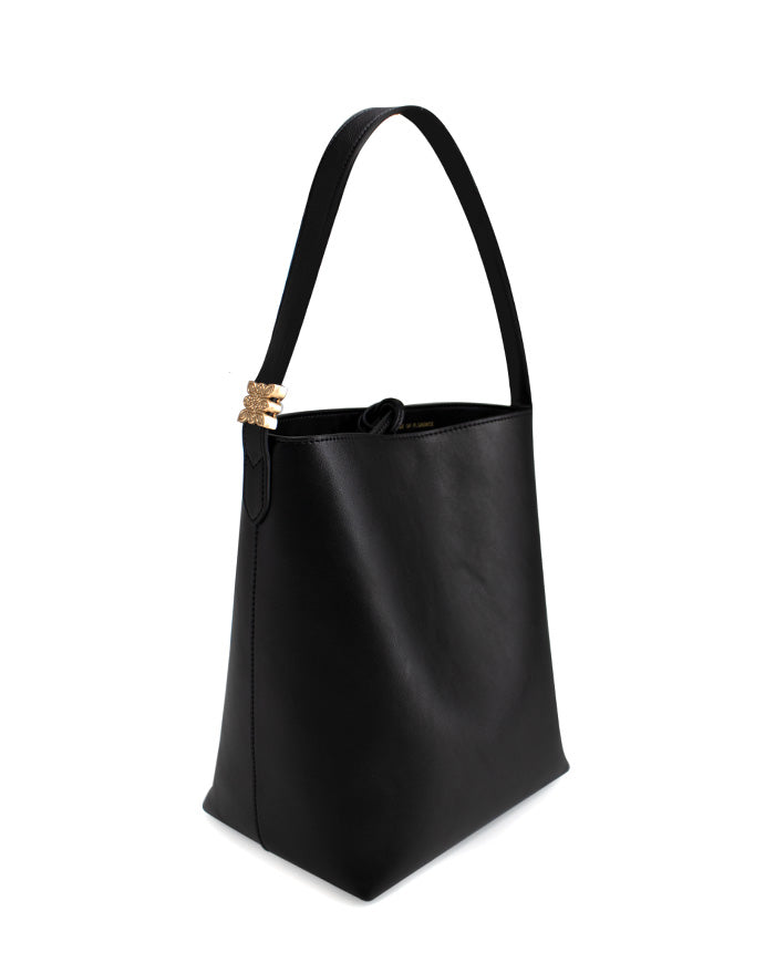 ALBA Hobo in pelle nera