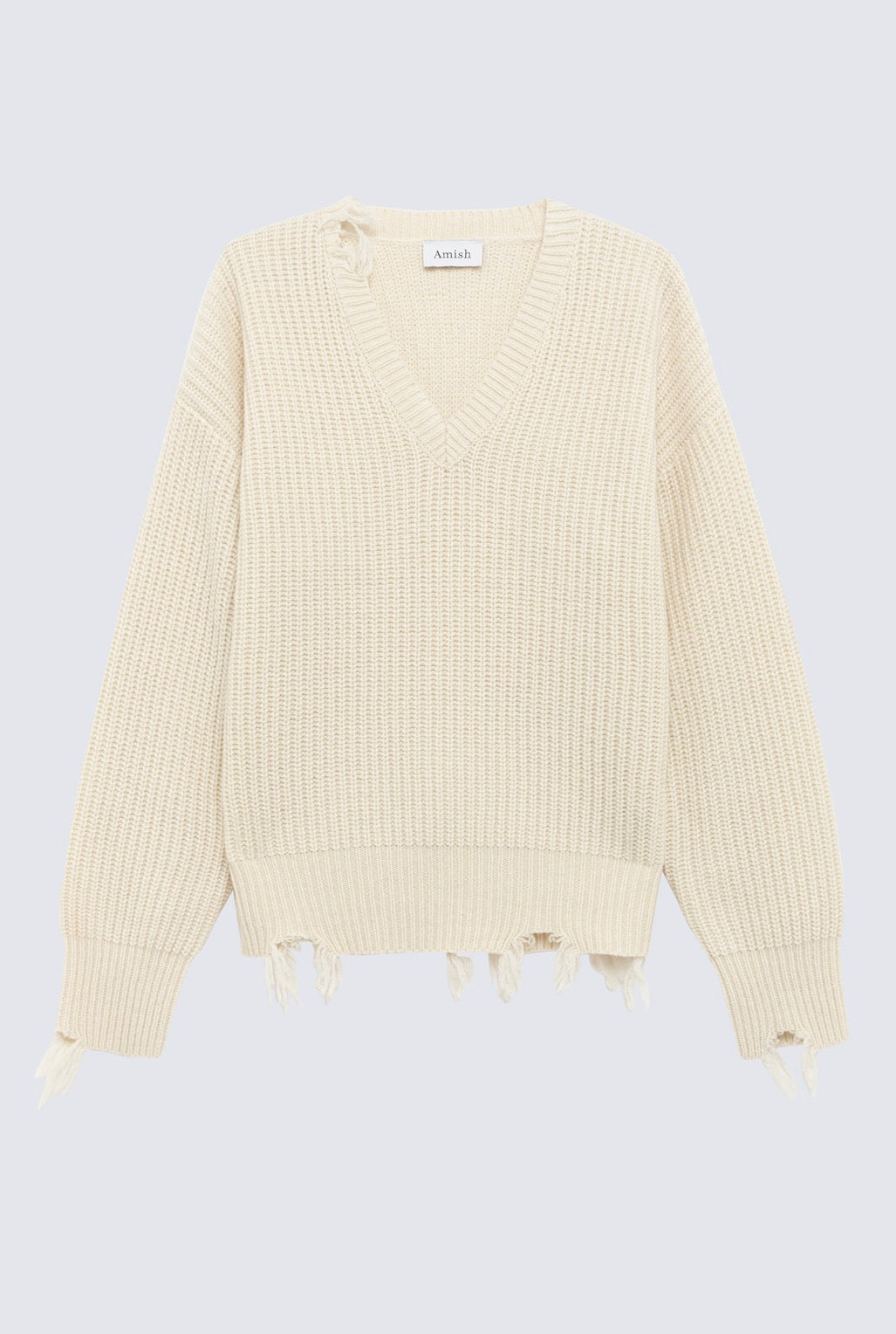Maglia Donna in Misto Lana Panna
