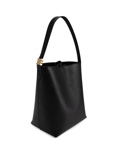 ALBA Hobo in pelle nera