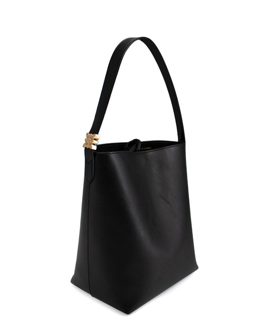 ALBA Hobo in pelle nera