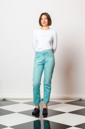 Jeans Cycle-Turchese-Rajah-Shop-Mood