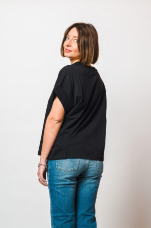 T-Shirt-Solotre-Nero-Rajah-Shop-Laterale2