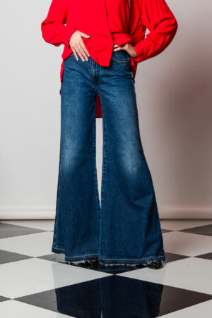 Jeans-Wide-Leg-Flared-Rajah-Shop-Frontale