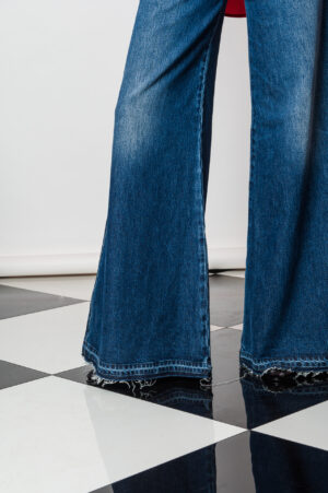 Jeans-Wide-Leg-Flared-Rajah-Shop-Dettaglio